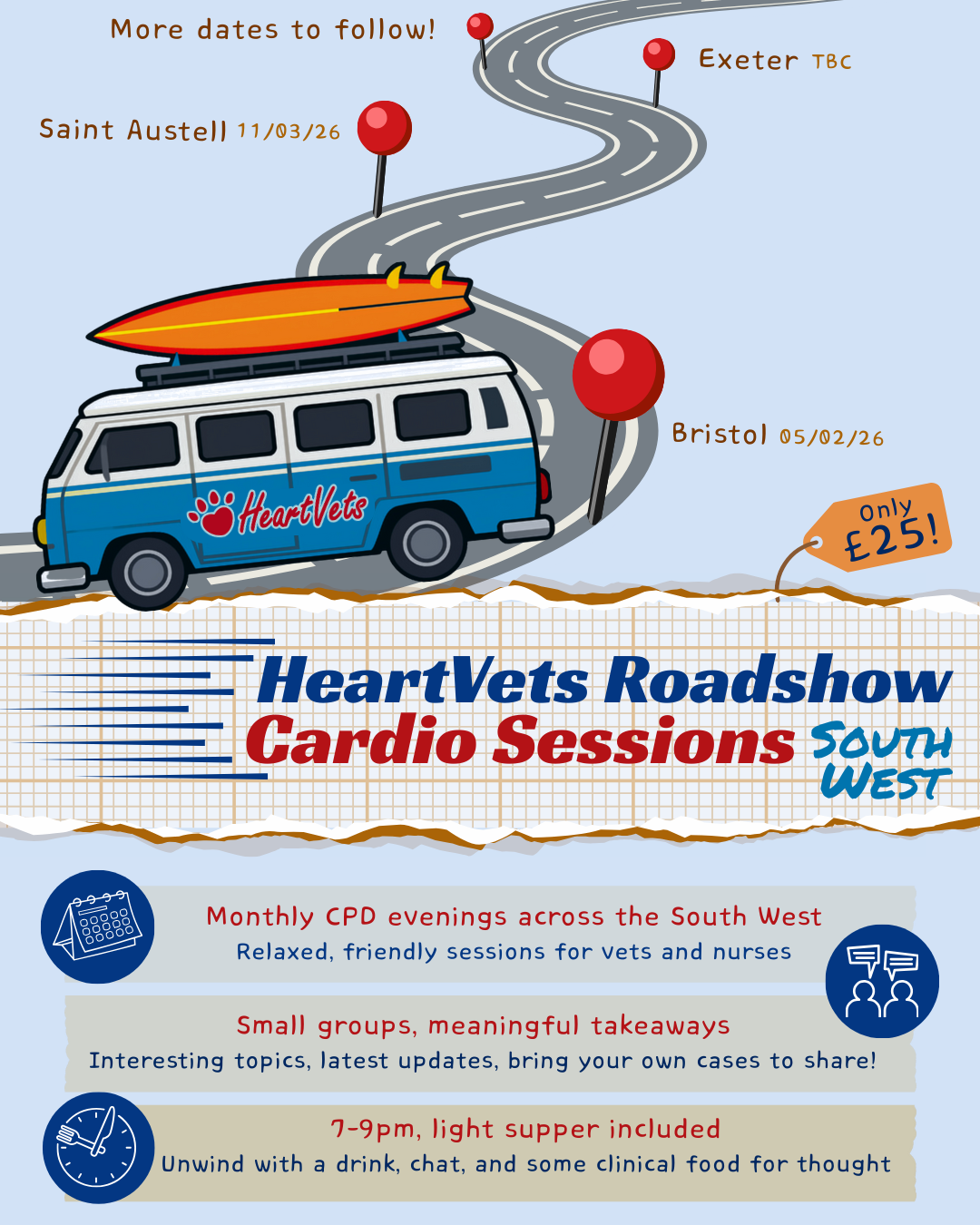 HeartVets Roadshow Cardio Sessions