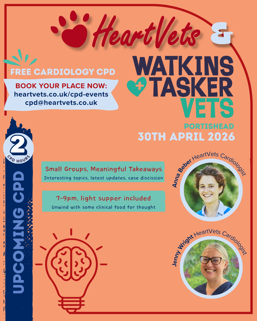 CPD Watkins and Tasker (FULLY BOOKED)